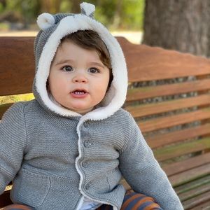 CARTER’S | baby Sherpa sweater | EUC